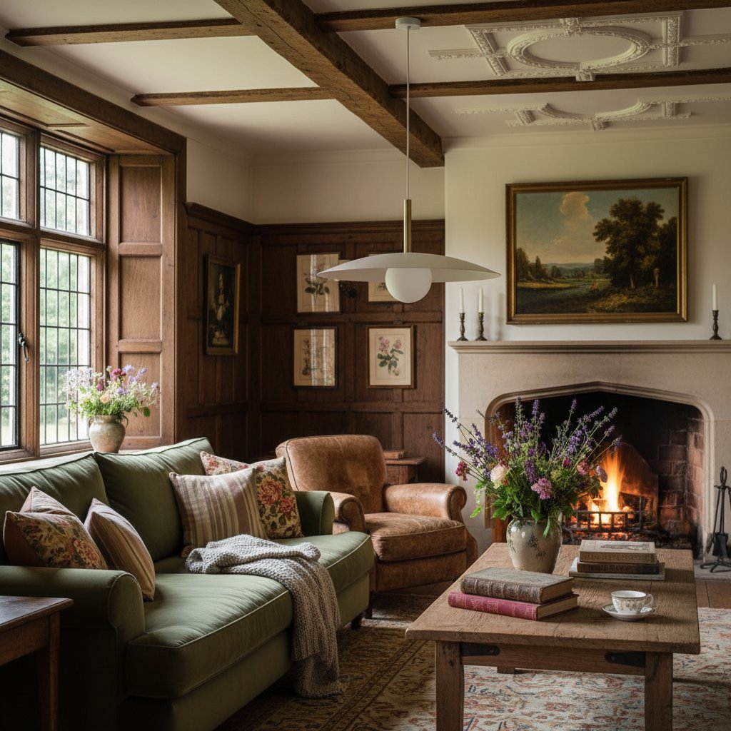 Curva Metal Minimalist Pendant Light - Modern Brass Accent Disc Shade