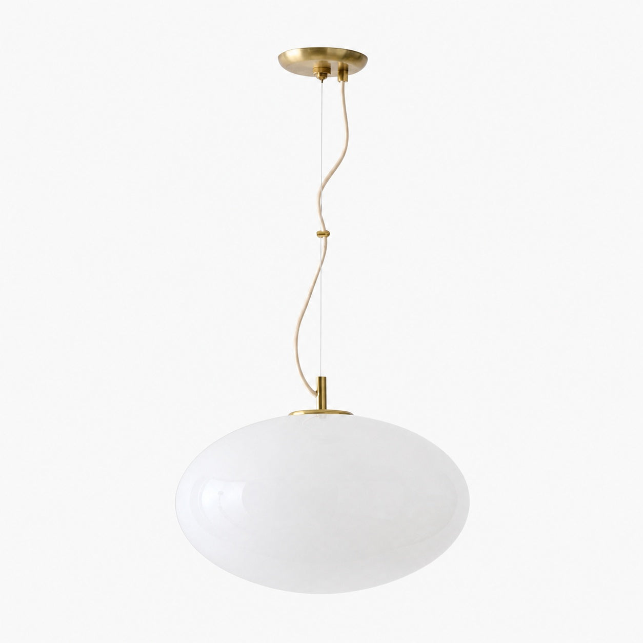 Lumivelle Minimalist Glass Pendant – Adjustable Height Dimmable Design