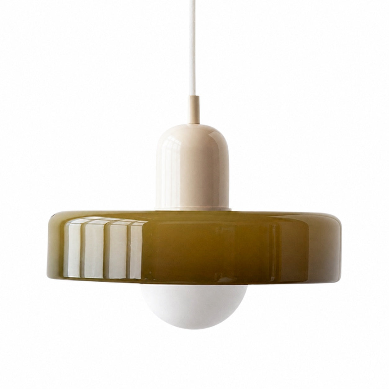 Glasora Modern Glass Suspension Light – Minimalist Nordic Pendant Lamp for Kitchen and Hallway N32