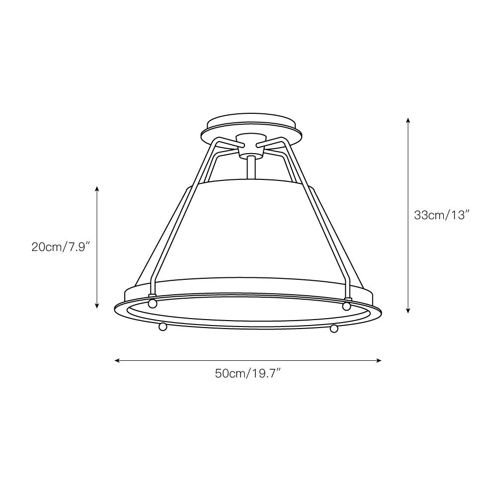Shelton Flushmount Ceiling Lamp