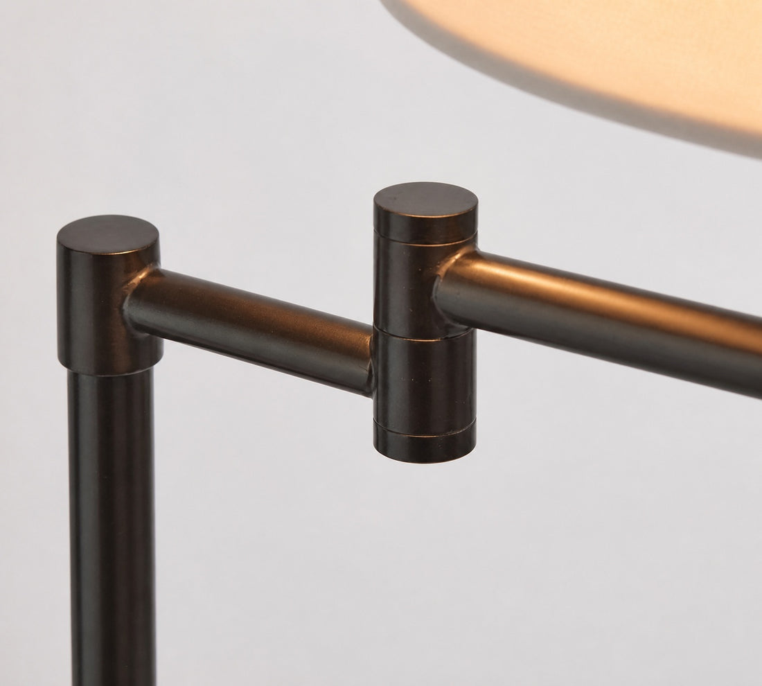 Rowan Articulating Floor Lamp - Adjustable Iron Design for Task Lighting