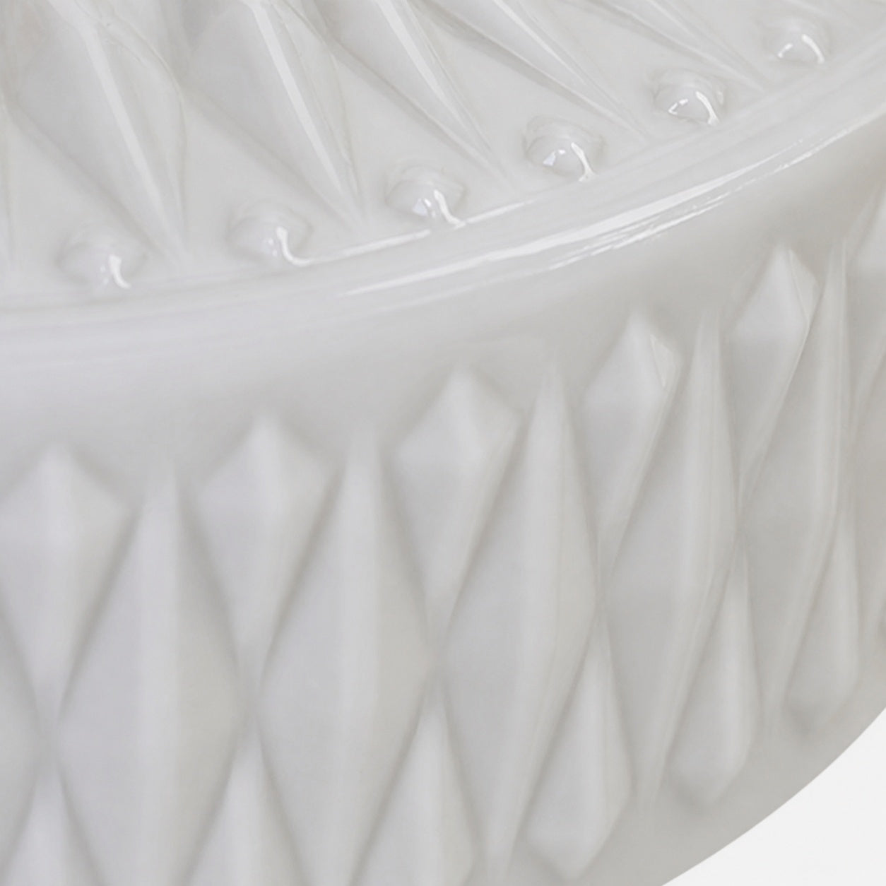 Mistaro Minimal Glass Ceiling Lamp - Flush Mount Design for Living Room and Bedroom