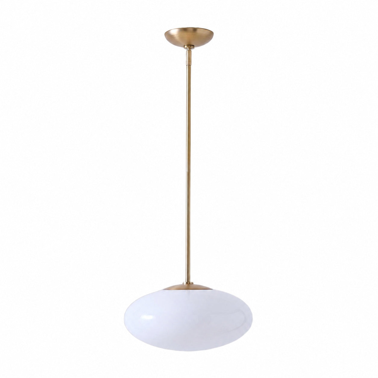 Ovalitus Elegant Oval Pendant Brings Mood Lighting for Kitchen Island