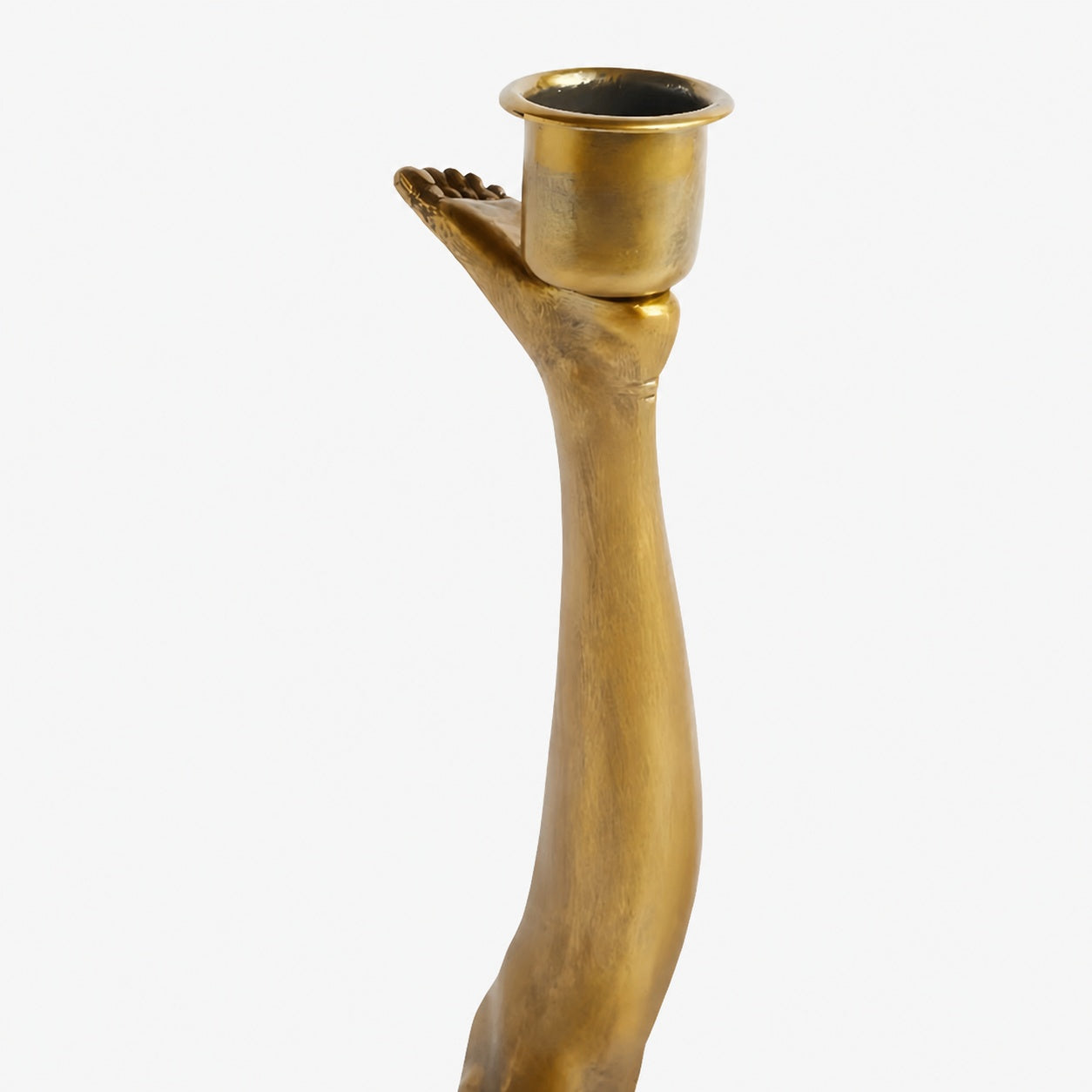 Kickra Modern Designer Candle Holder with Gold Leg-Inspired Base U22