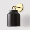 Hanton Modern Minimalist Brass and Glass Sconce – Damp Rated for Bathrooms
