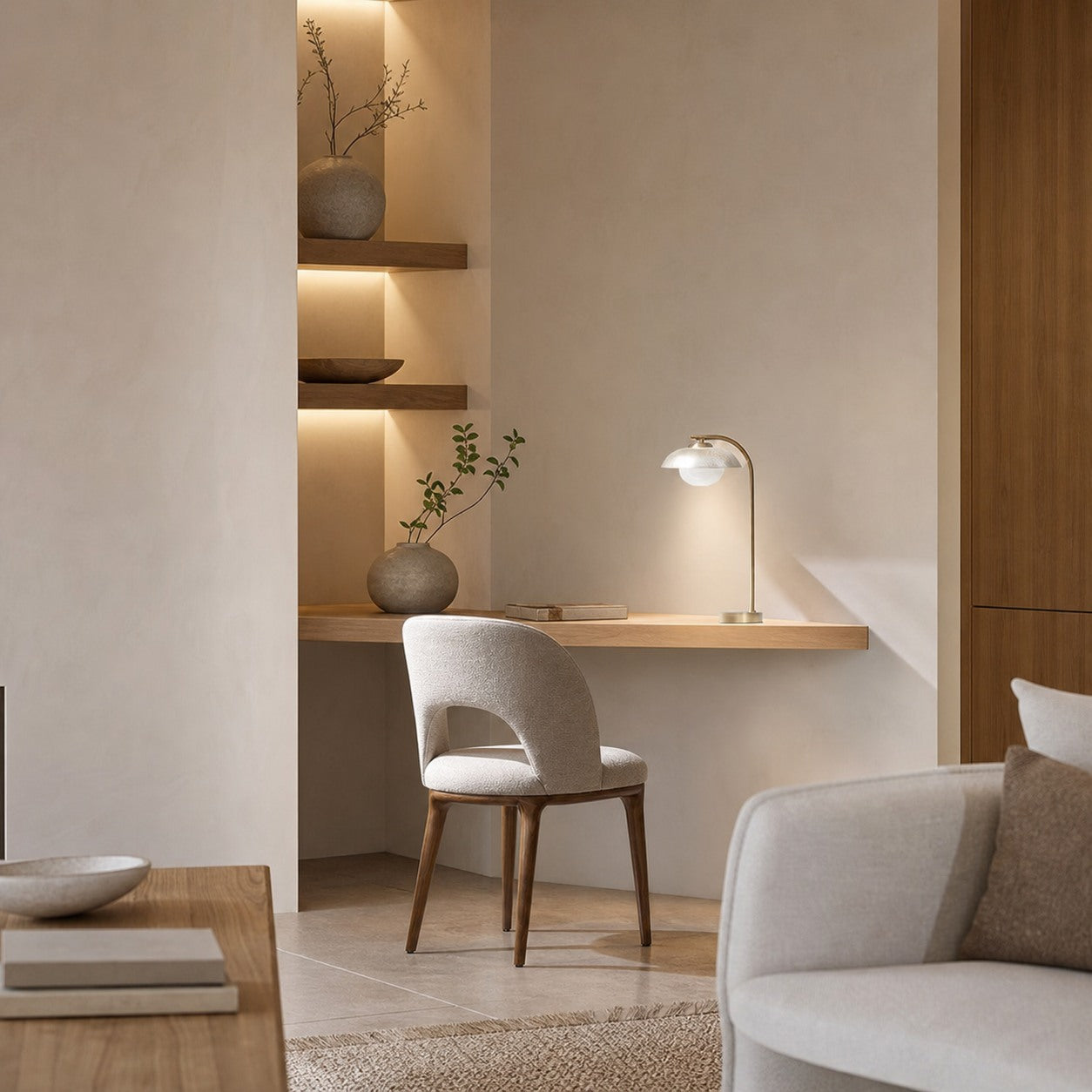 Elorina Perforated Metal Table Lamp – Modern Design