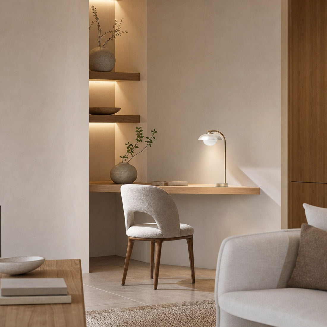 Elorina Perforated Metal Table Lamp – Modern Design