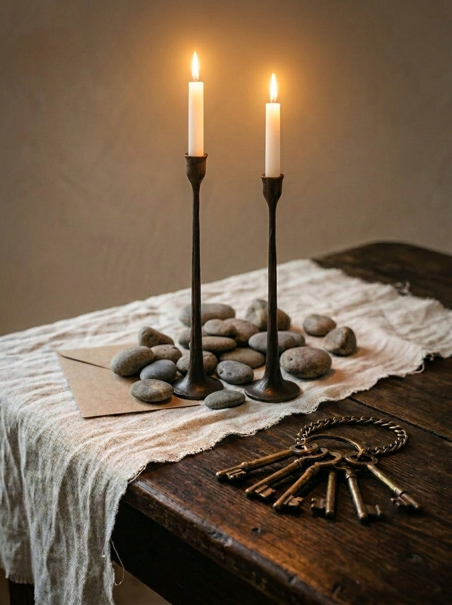 Tegna Modern Tall Candle Stands - Elegant Home Décor for Dining