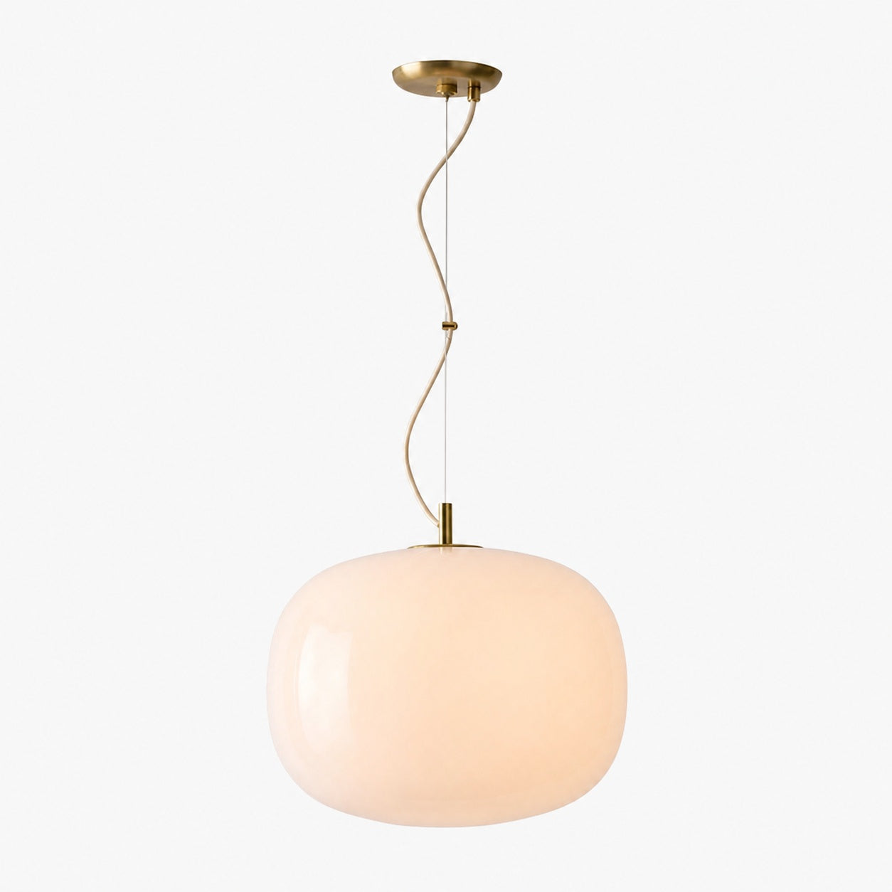 Lumivelle Minimalist Glass Pendant – Adjustable Height Dimmable Design