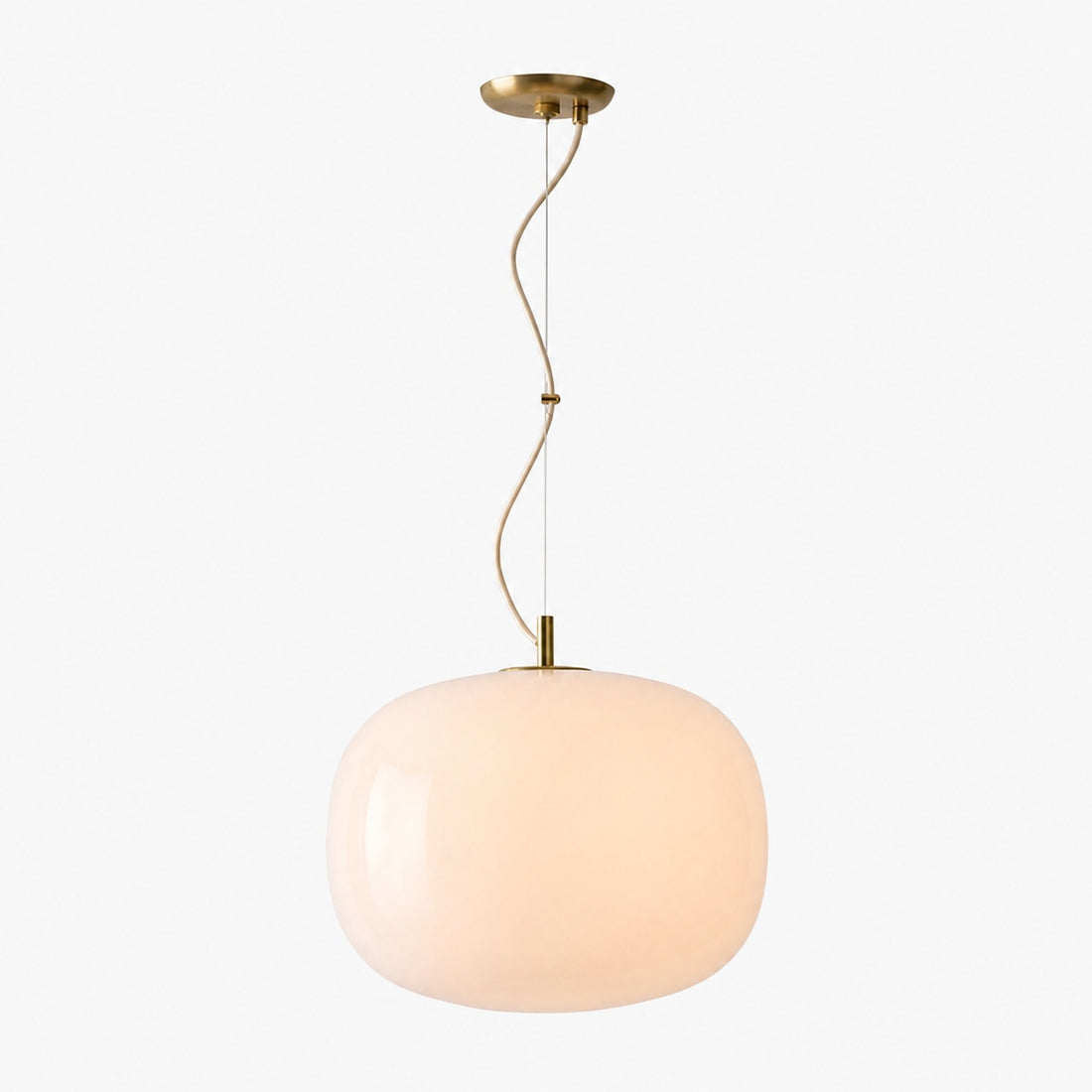 Lumivelle Minimalist Glass Pendant – Adjustable Height Dimmable Design