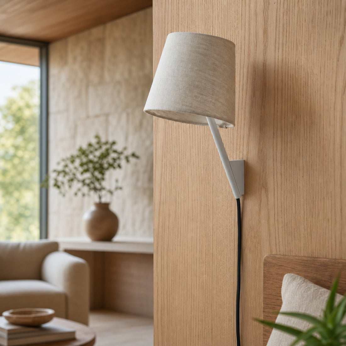 Novira Emphasis on Adjustable Shade Bedside Use