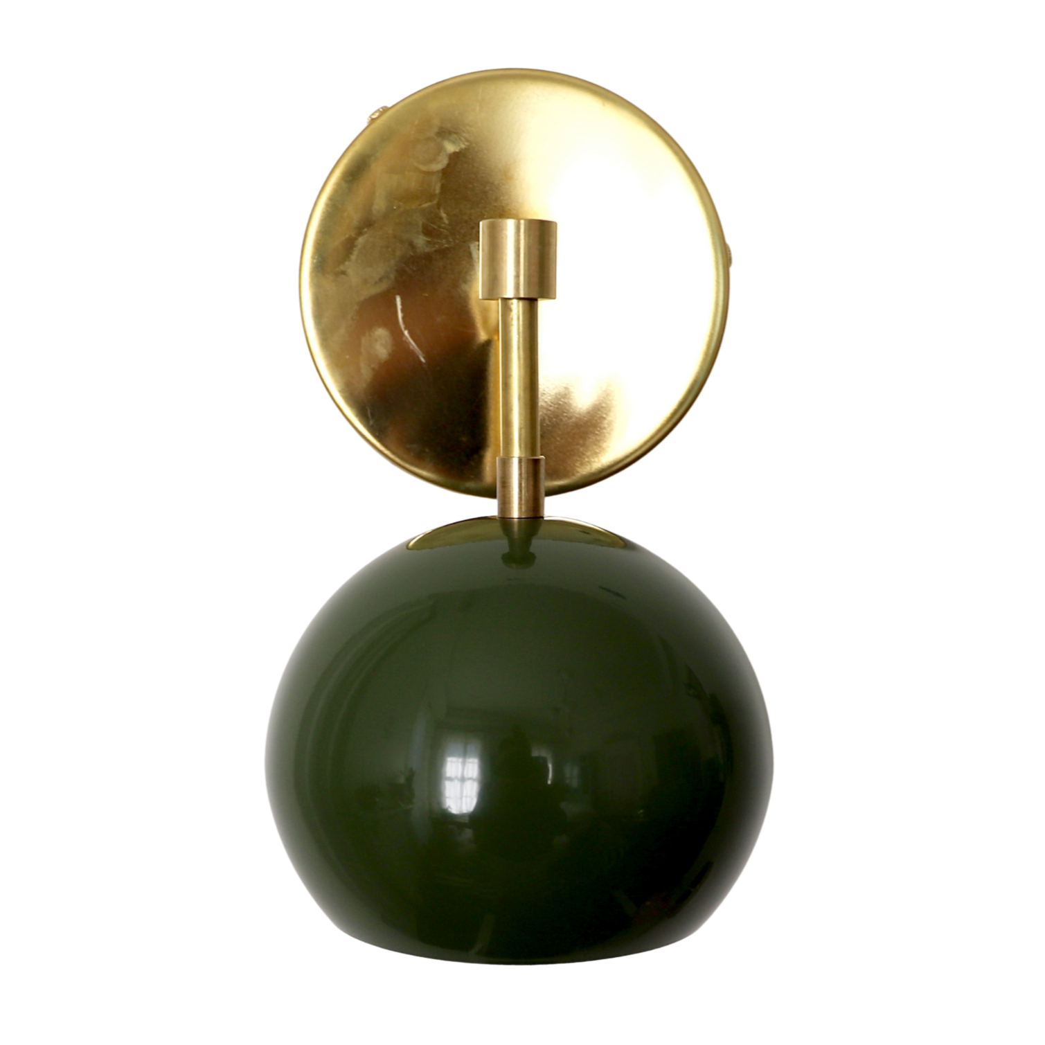 Olive Green Wall Sconce - Mid-Century Modern Accent Lighting
