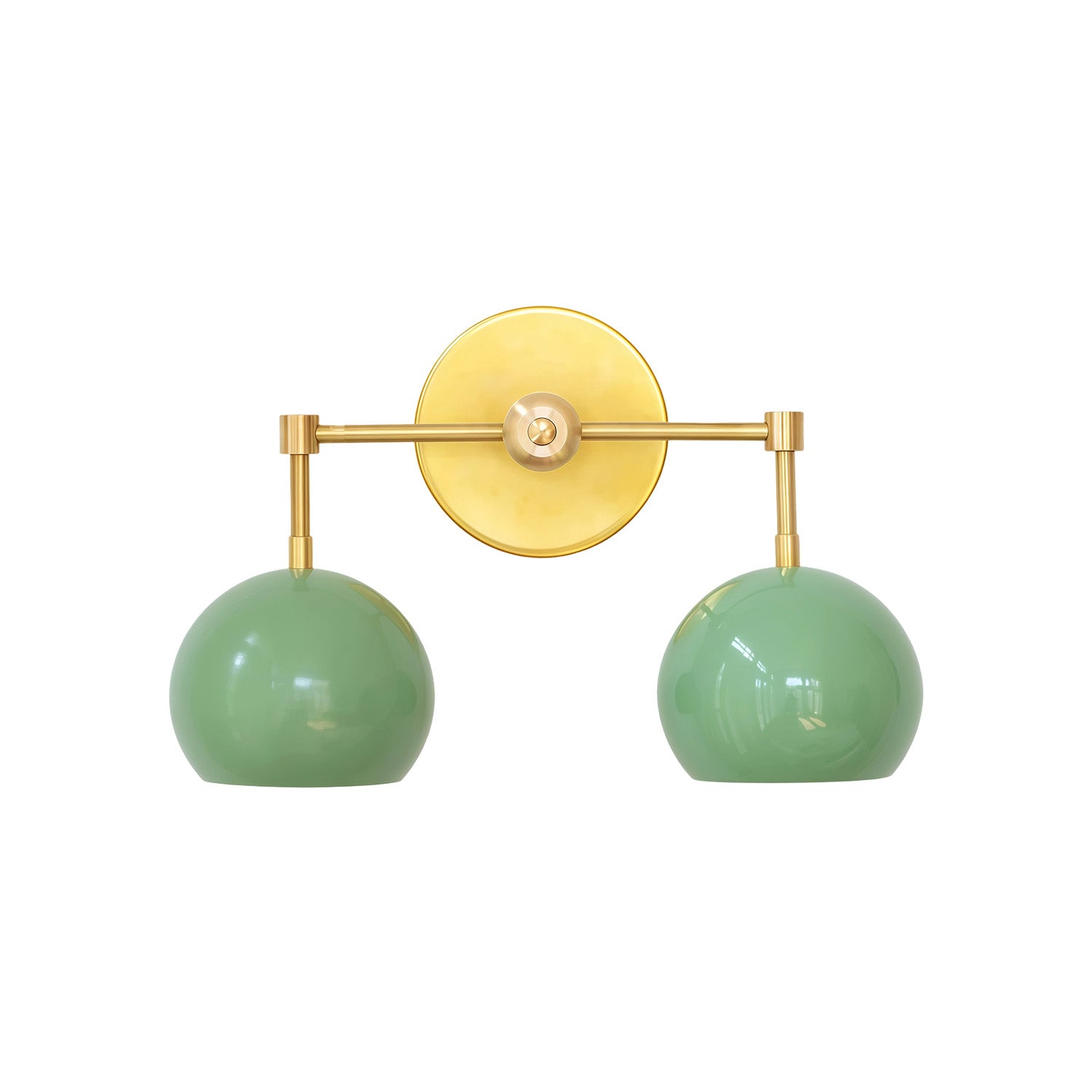 Spring Green Shades Sconce - Double Bubble Pop Vanity Wall Light