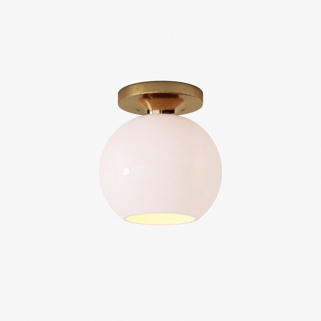 Selvion Modern Globe Pendant Light - Damp-Rated Bathroom Lighting - Luxe Glass Shade