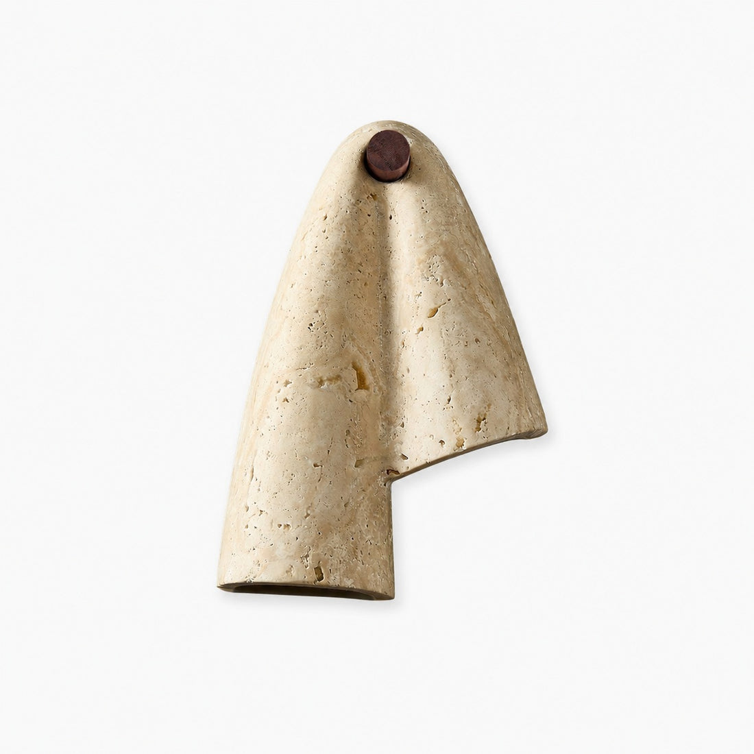 Travertine Wall Lamp – Minimalist Stone Sconce Decorative Lighting for Living Room
