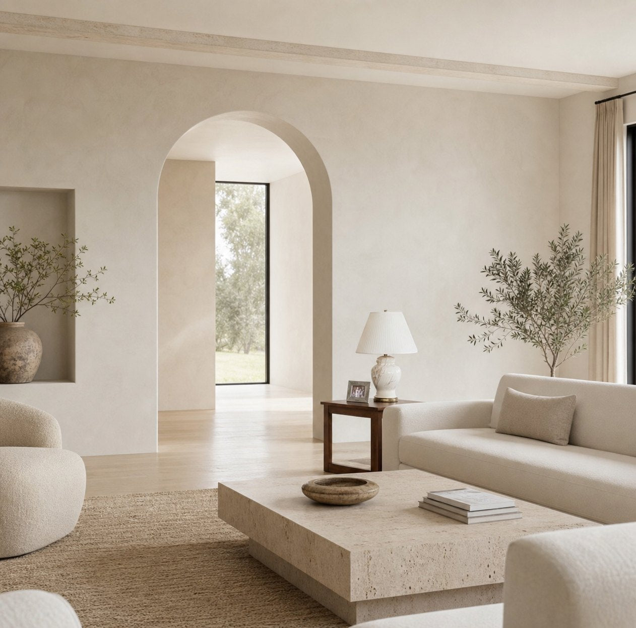 Rigidus Curved Ceiling Light - Minimalist Glass for Living Rooms and Hallways