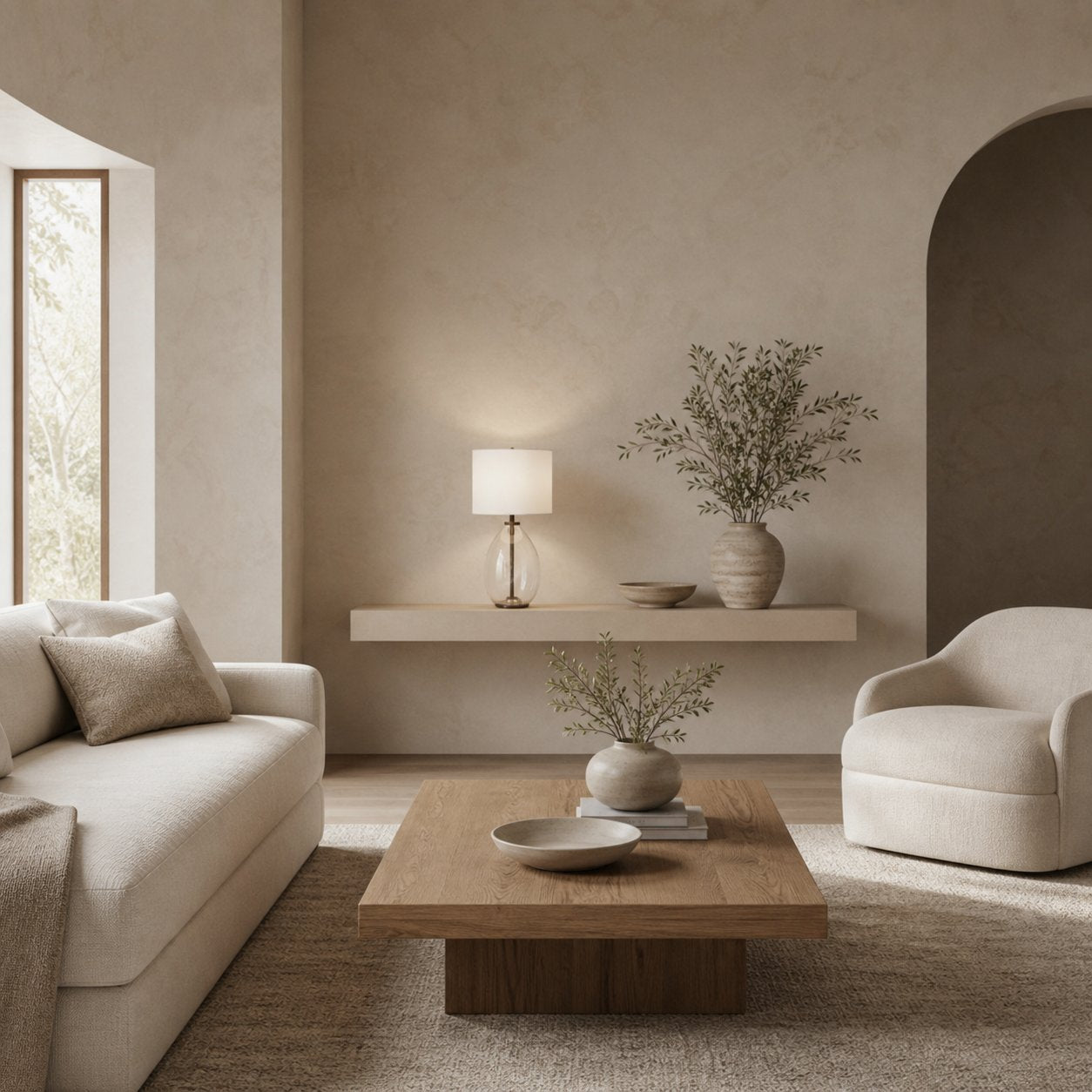 Sustaina Sustainable Glass Lamp - Recycled Materials and Contemporary Style for Reading Corner