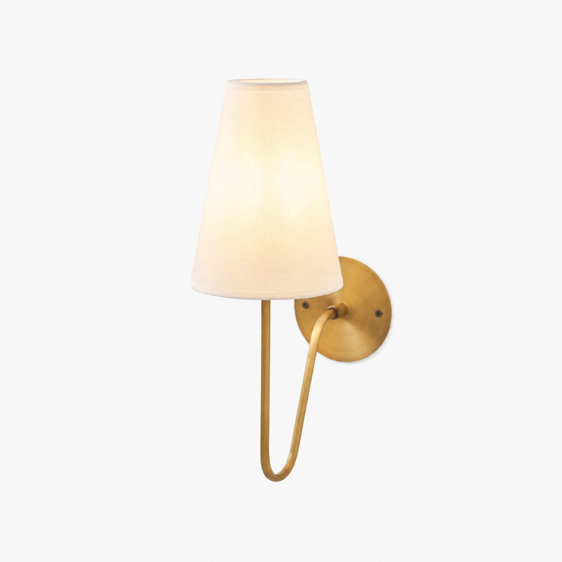 Organic Glass Scoop Wall Light – Minimalist Modern Decorative Ambient Sconce for Living Room