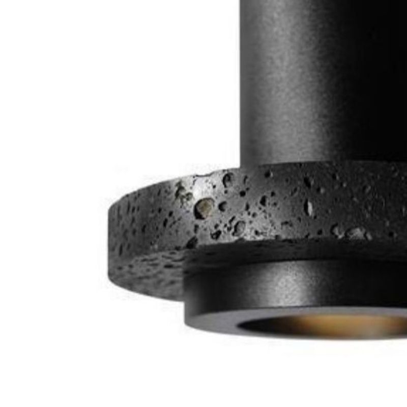 Retro Black Hole Stone Pendant Lamp