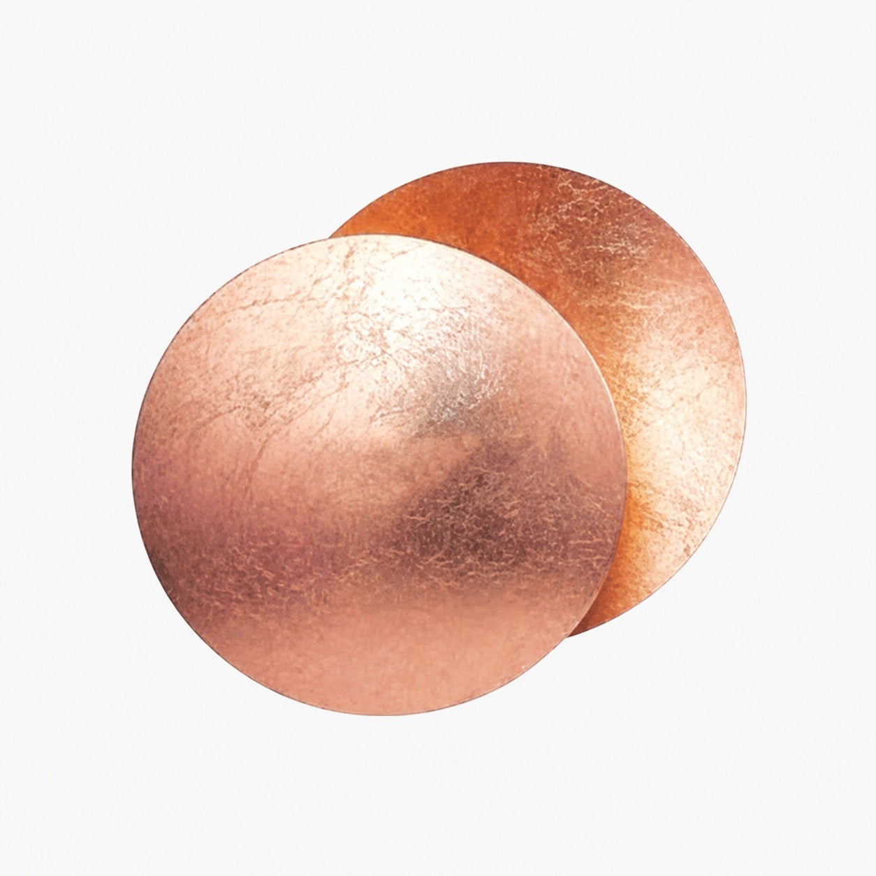 Discola Disc Wall Lamp – Modern Copper Halo Design with Circular Shade for Living Room or Bedroom N20