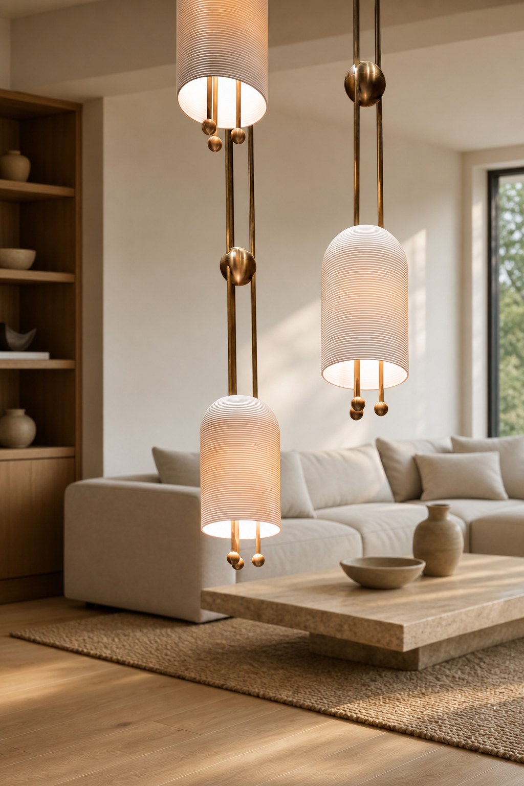 Lantern Glass Pendant Lamp