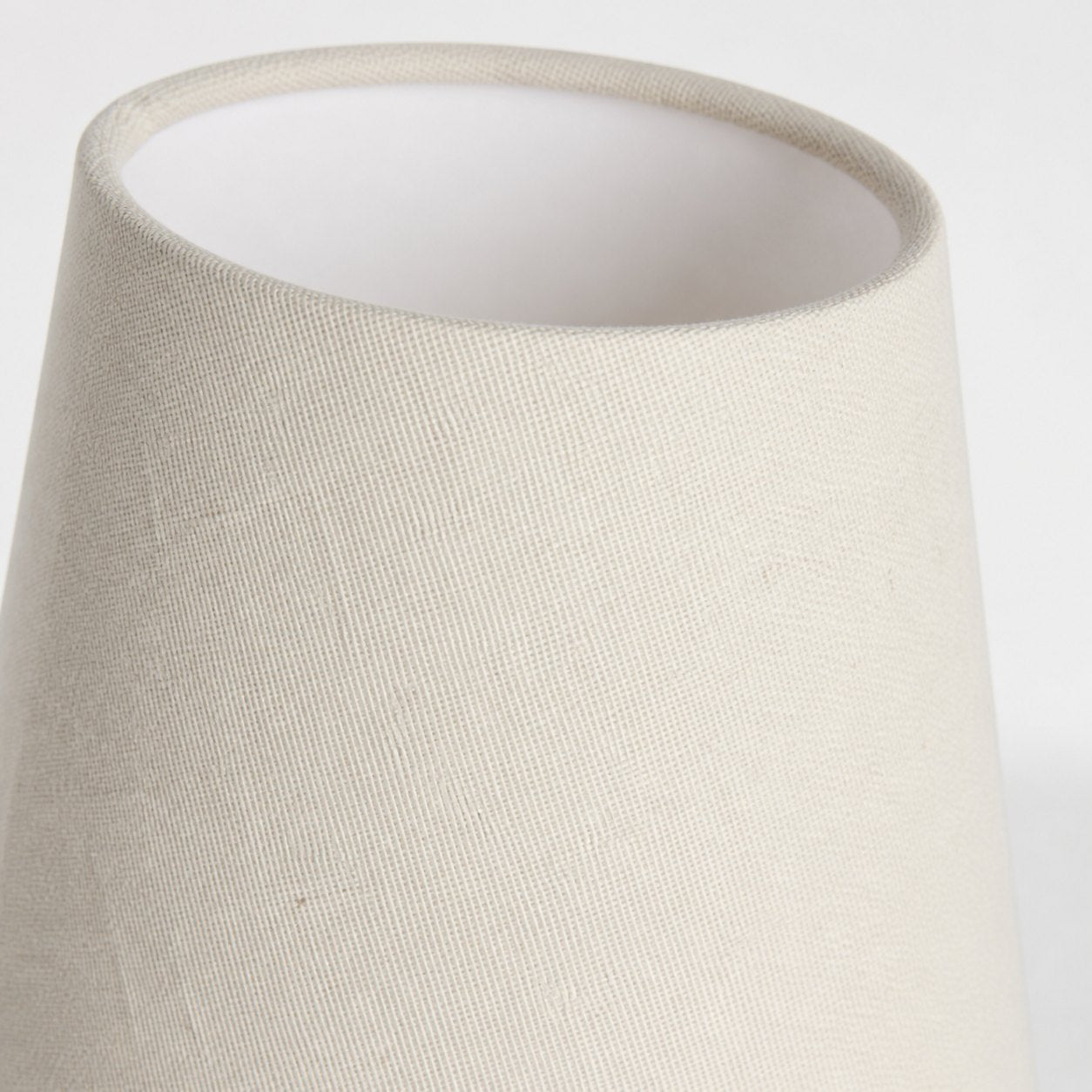 Cordove Three-Tapered Shade Floor Lamp – Modern minimalist Metal Fabric Light for Living Room