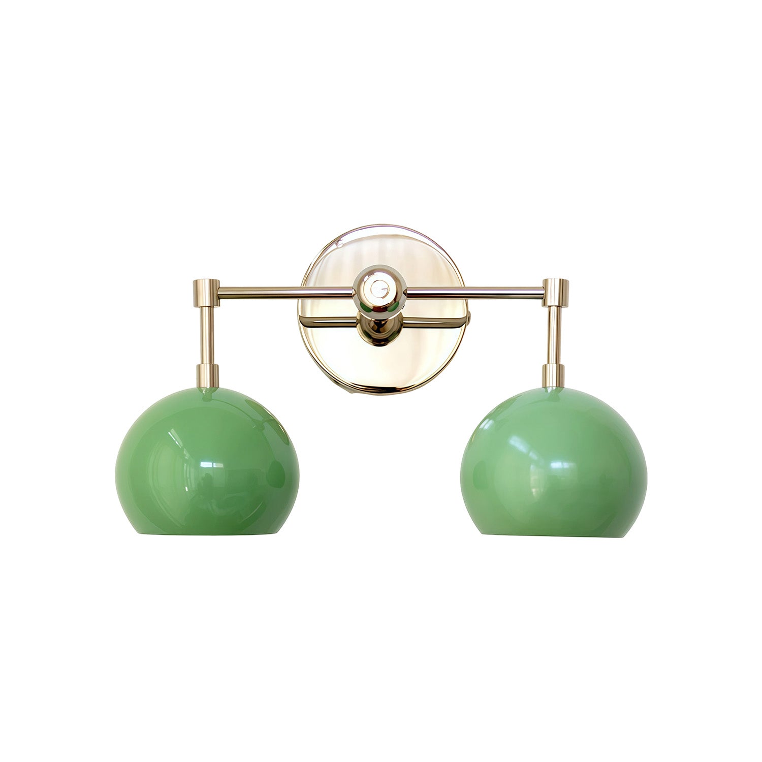 Spring Green Shades Sconce - Double Bubble Pop Vanity Wall Light