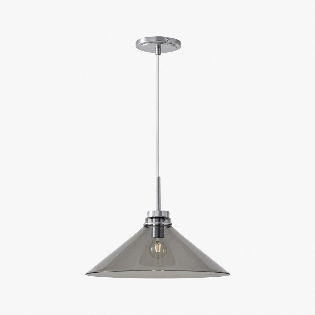 Aurenza Modern Farmhouse Pendant Light - Adjustable Shade for Warm Ambiance