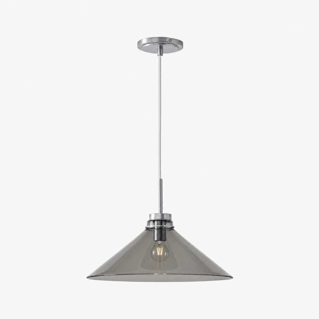 Aurenza Modern Farmhouse Pendant Light - Adjustable Shade for Warm Ambiance