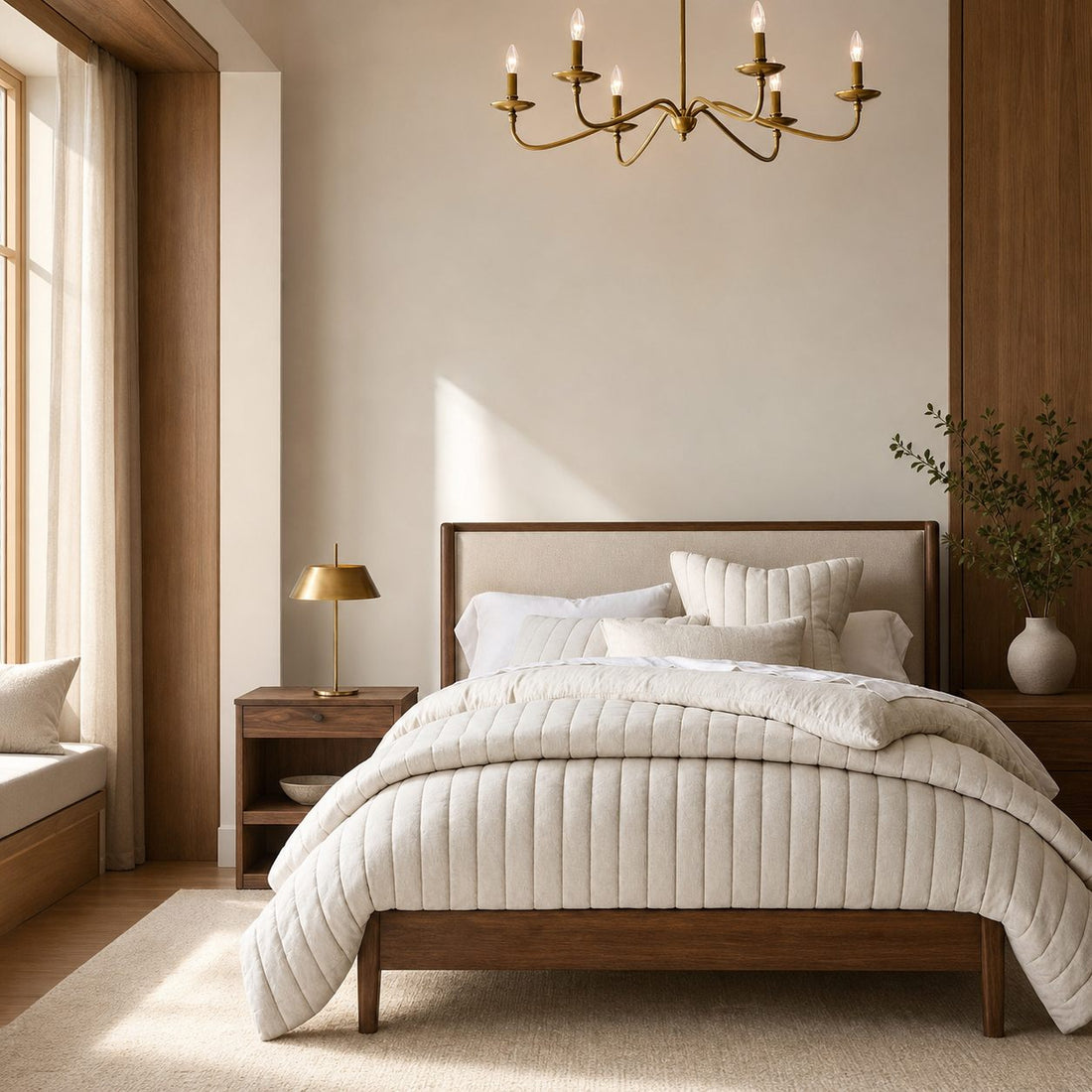 Rowan Timeless Iron Candle Design Chandelier - Industrial Interior Lighting For Bedroom