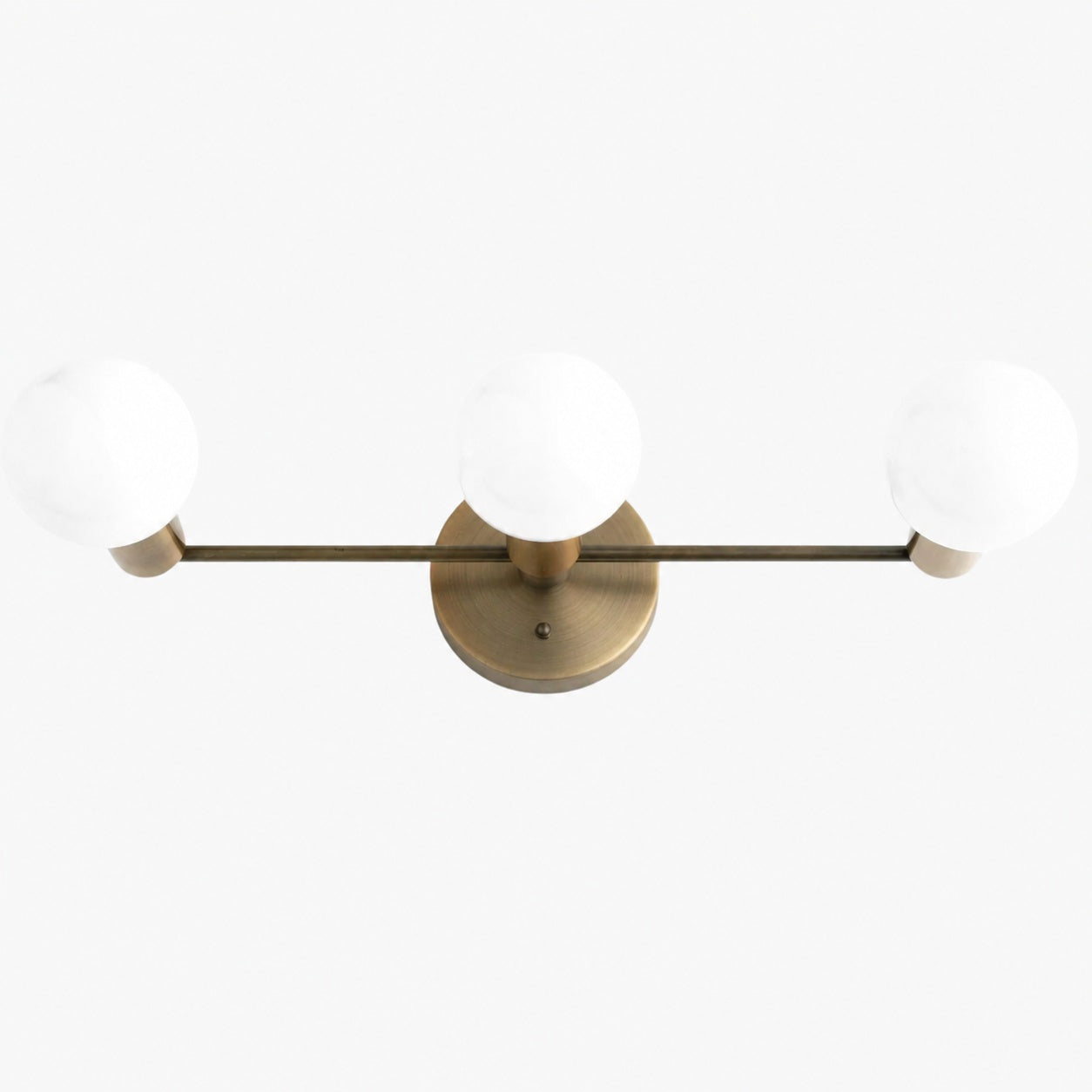 Glorica Glass Mid Century Modern Vanity Light - 3 Light Wall Fixture