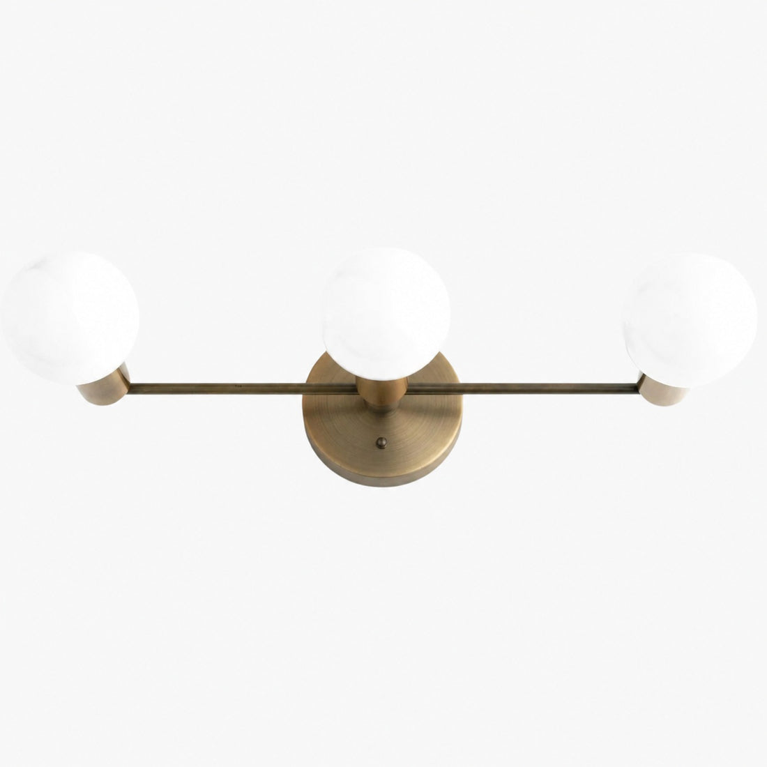 Glorica Glass Mid Century Modern Vanity Light - 3 Light Wall Fixture