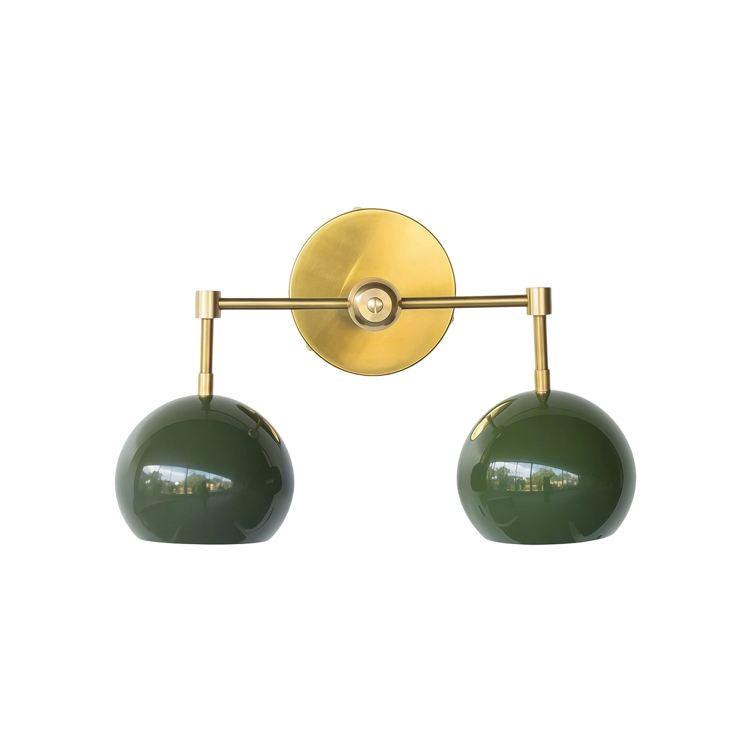 Spring Green Shades Sconce - Double Bubble Pop Vanity Wall Light
