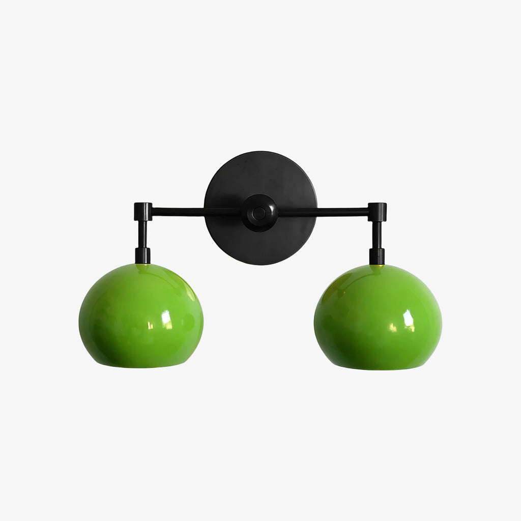 Spring Green Shades Sconce - Double Bubble Pop Vanity Wall Light