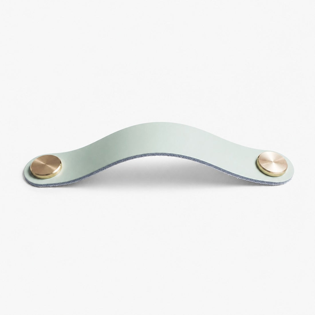Cowhide leather and brass cabinet pull handle color and size option