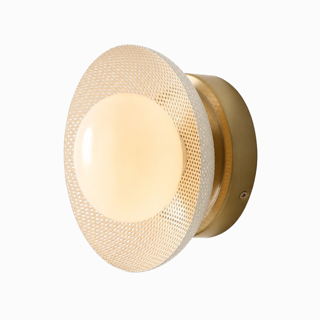 Elorina Sconce Wall Light - Textured Metal or Glass Shade