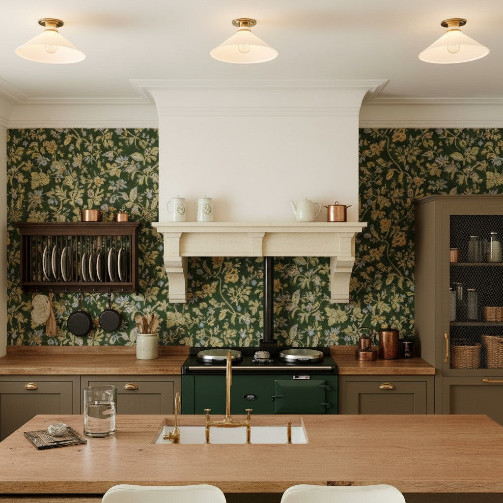 Aurenza Timeless Flush Mount Light - Farmhouse Design with Simple Elegant Charm