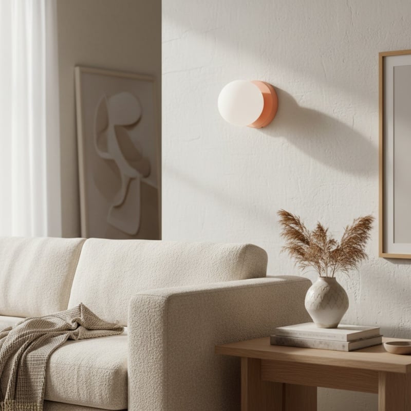 Nuevola Soft Sculptural Wall Light - Minimal Decorative Wall Lamp for Modern Indoor Spaces