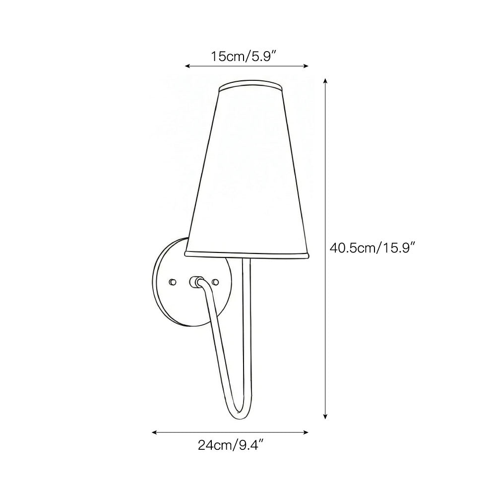 Organic Glass Scoop Wall Light – Minimalist Modern Decorative Ambient Sconce for Living Room
