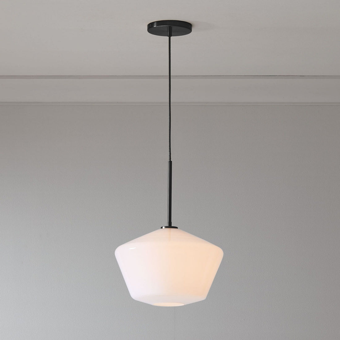 Merin Transparent Glass Sculpture Geometric Chandelier
