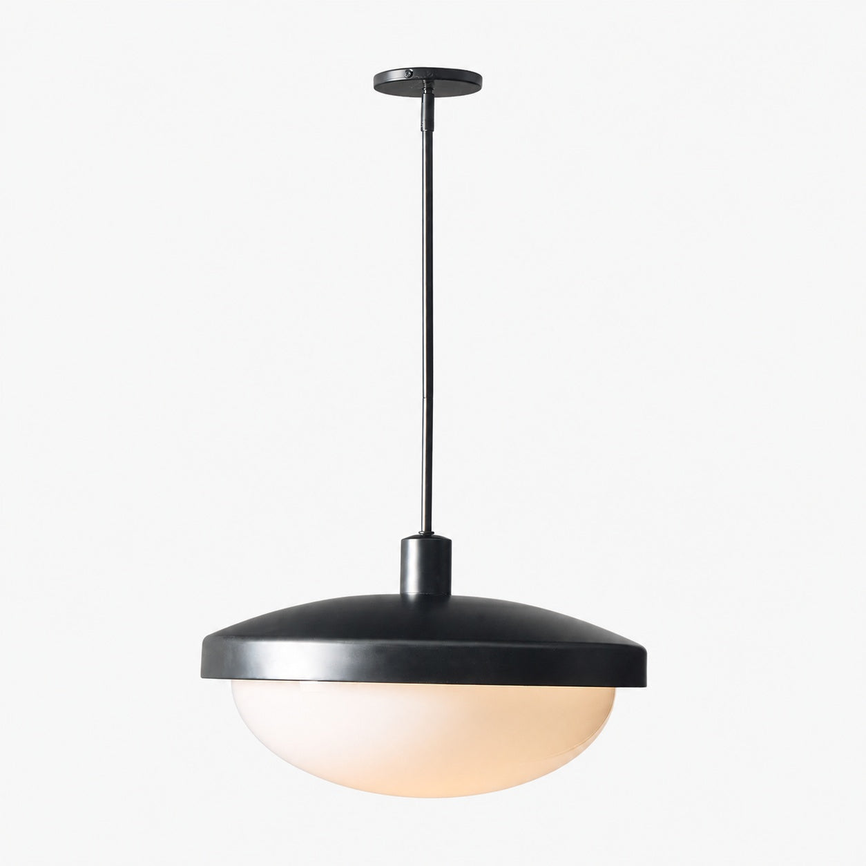 Rolvona Globe Pendant Light - Modern Oval Shade Hanging Lamp