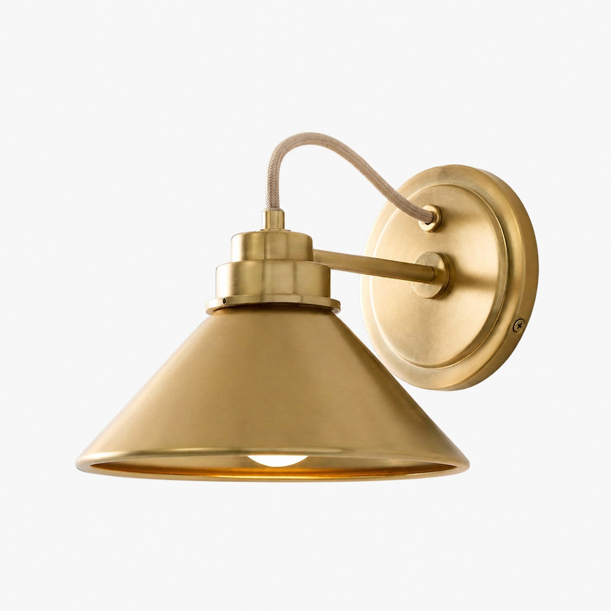 Aurenza Sconce – Farmhouse Wall Light with Metal Accents for Cozy Spaces