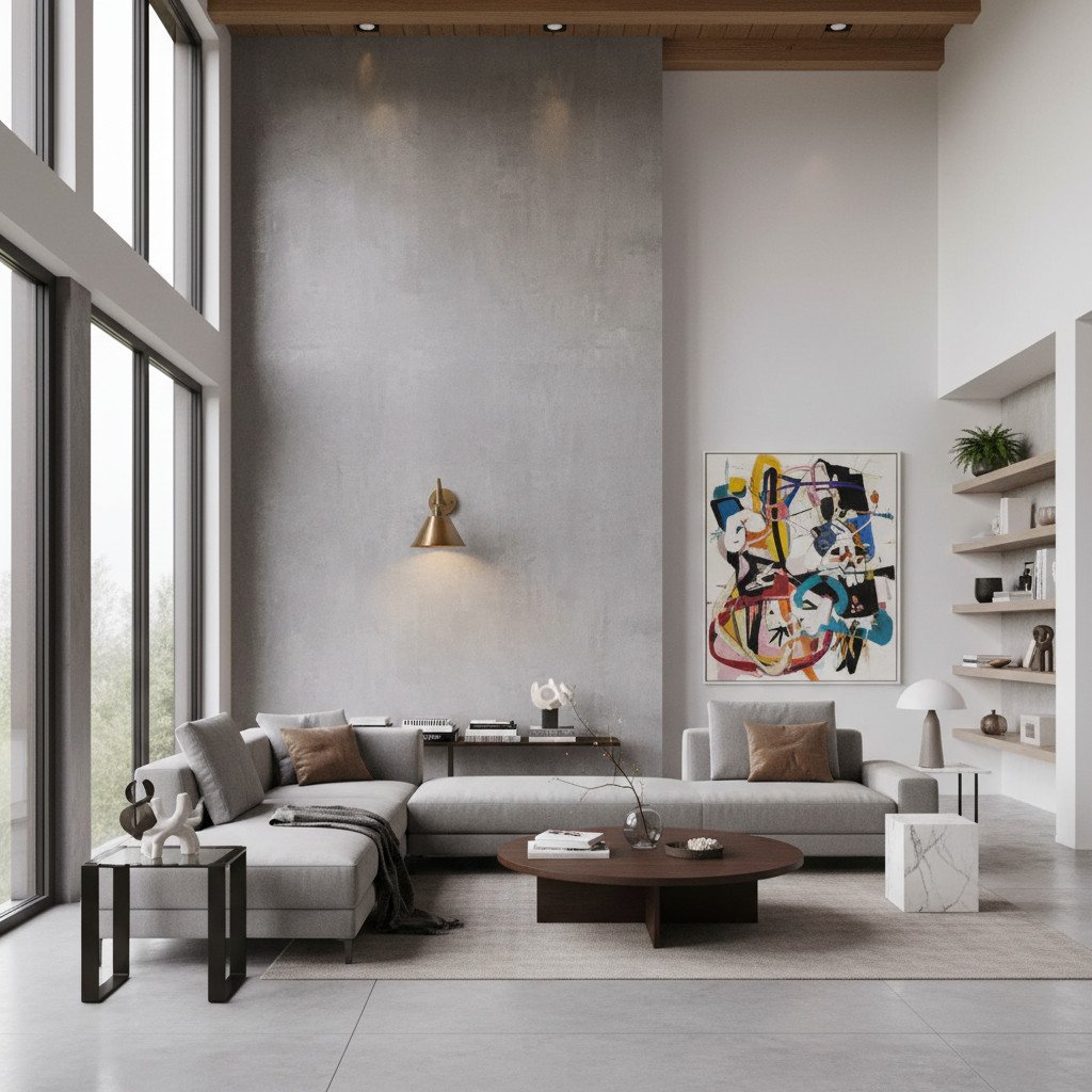 Narix Tapered Metal Wall Sconce - Clean Industrial Design in Contemporary Style for Bedroom and Lounge