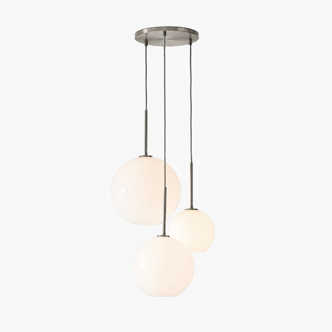 Selvion Minimalist Crystal Chandelier - Handcrafted Glass Sculptural Lighting Fixture