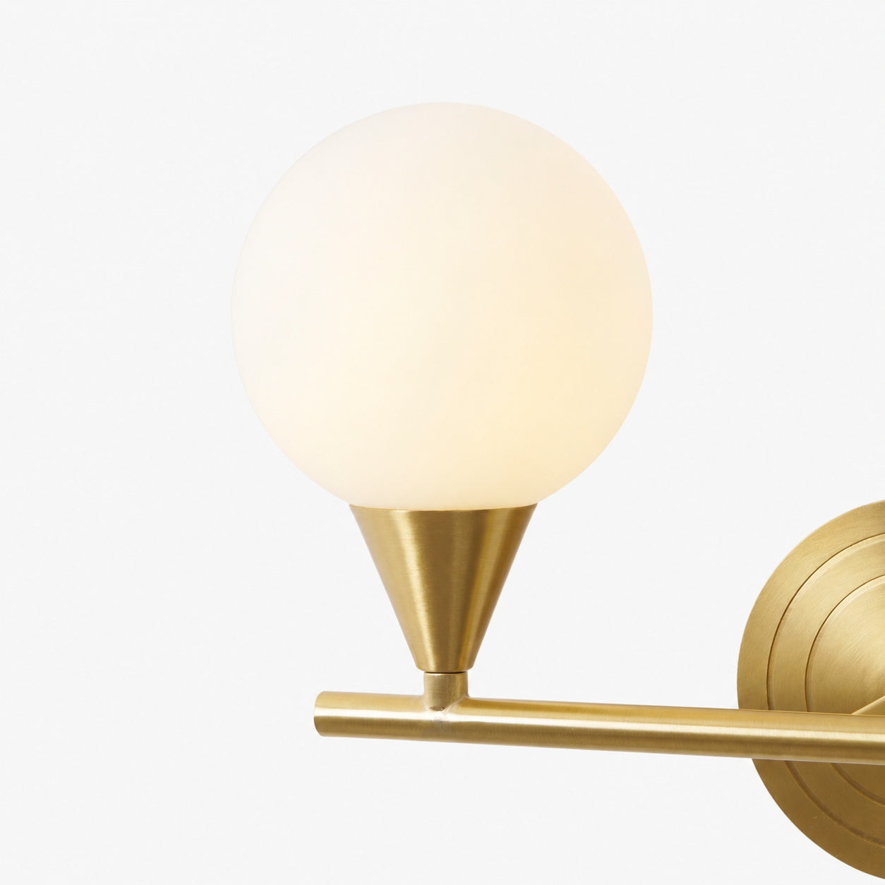 Holten Brass Armed Sconce