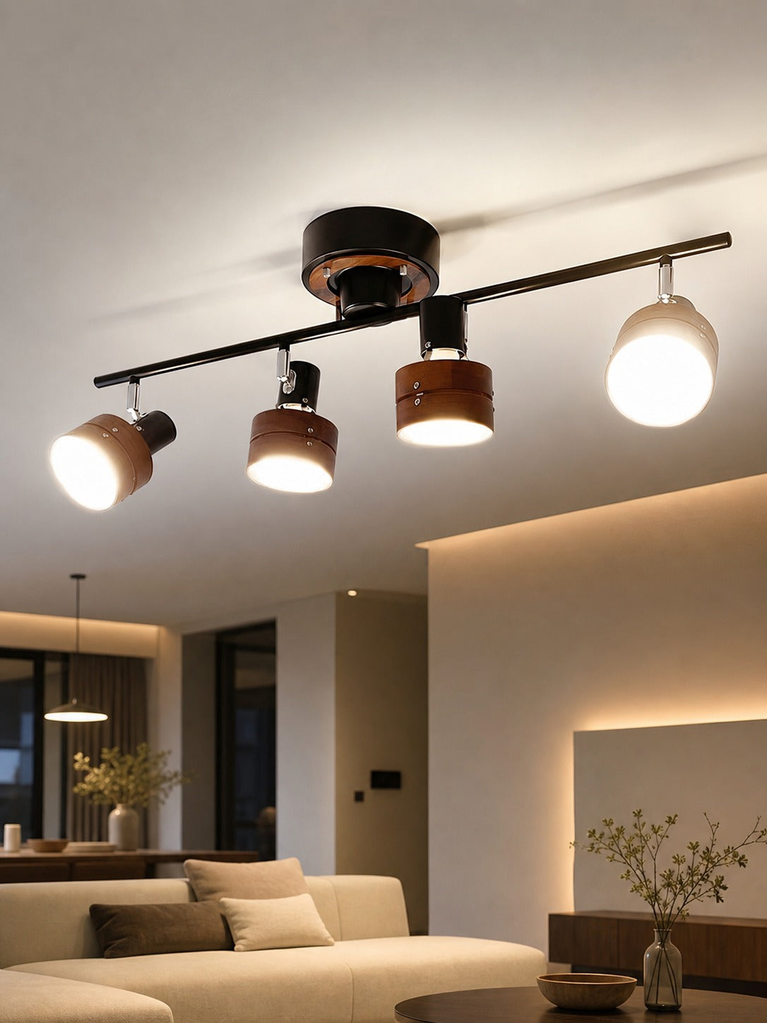 Nordic Cylindrical 4-Light Spotlight