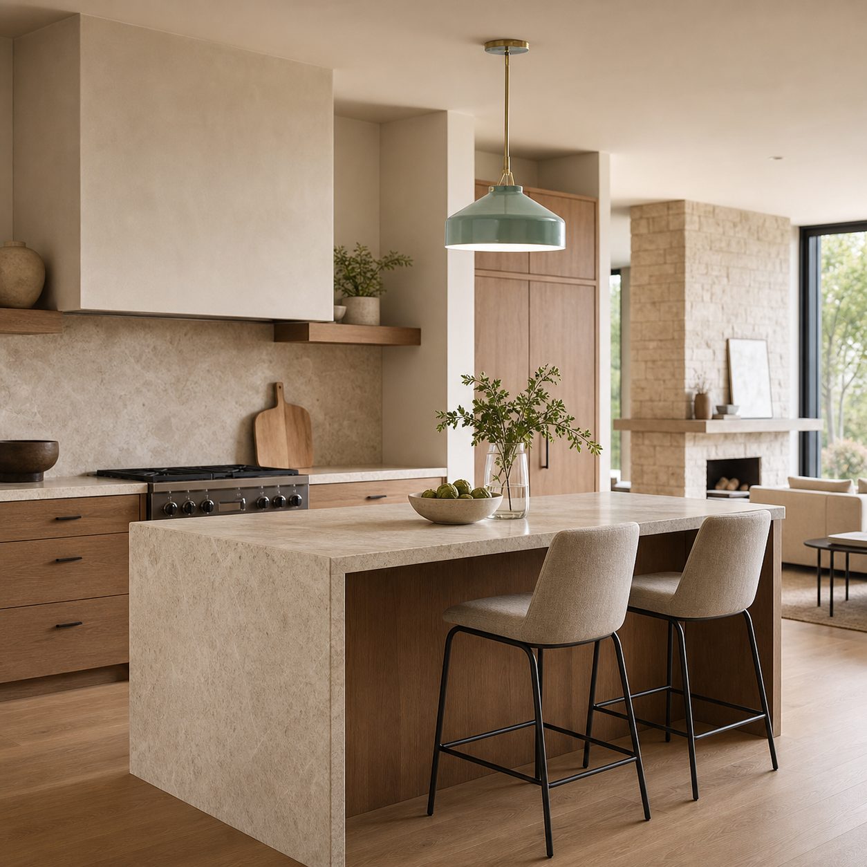 Hanton Modern Metal Pendant Light - Hanging Lamp for Kitchen