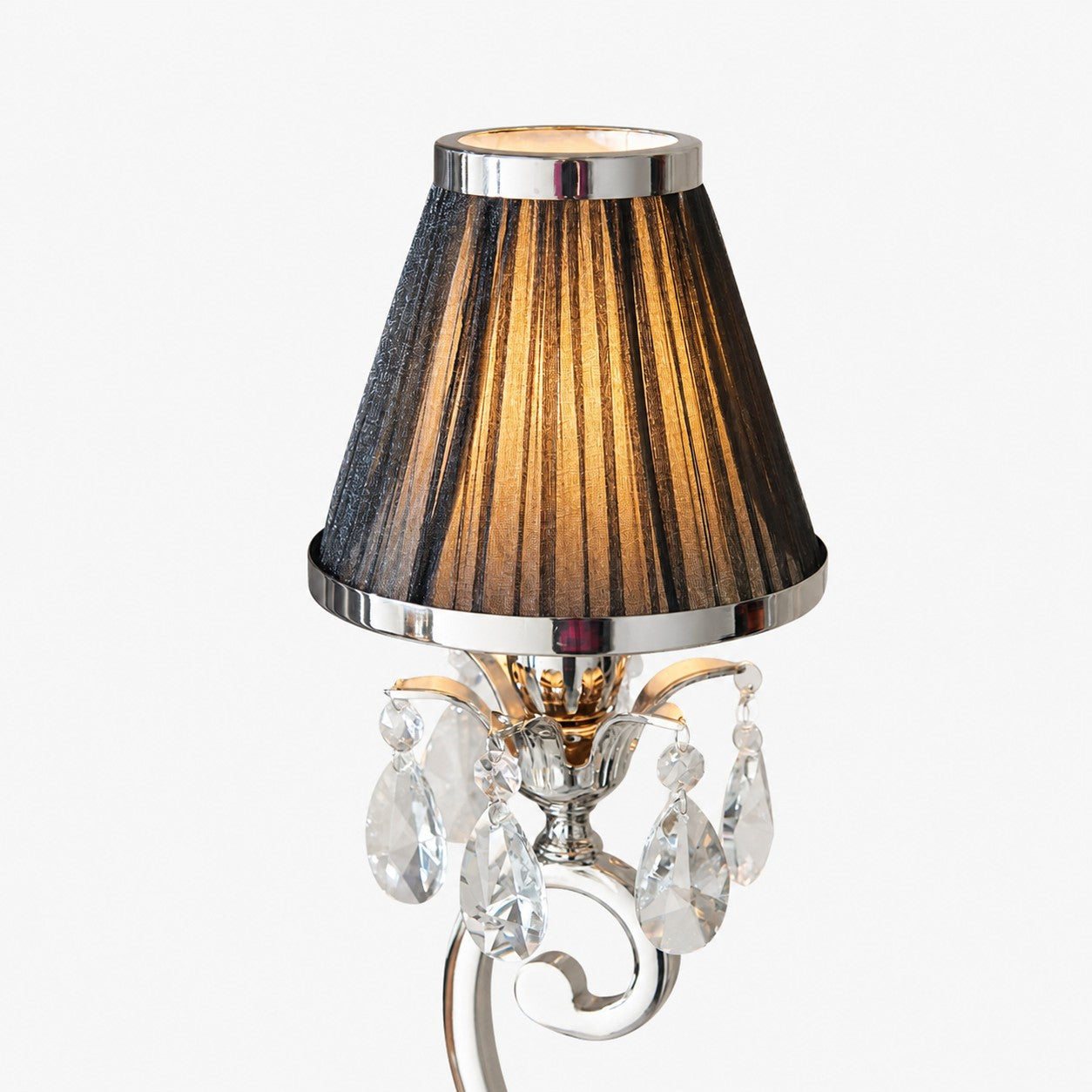 Talonis Double Table Lamp – Dual Shades and Metal Base for Bedroom and Living Room