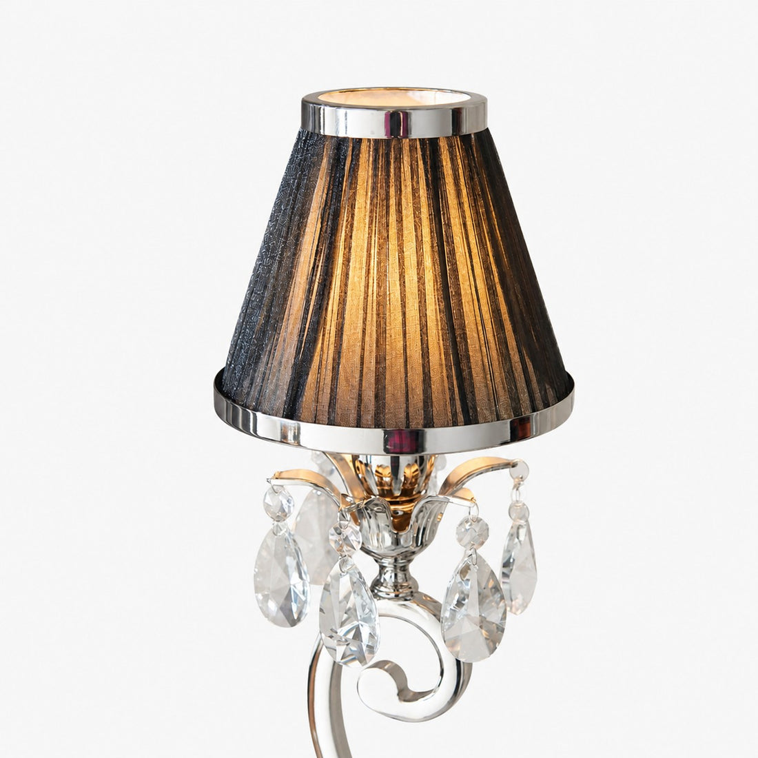 Talonis Double Table Lamp – Dual Shades and Metal Base for Bedroom and Living Room