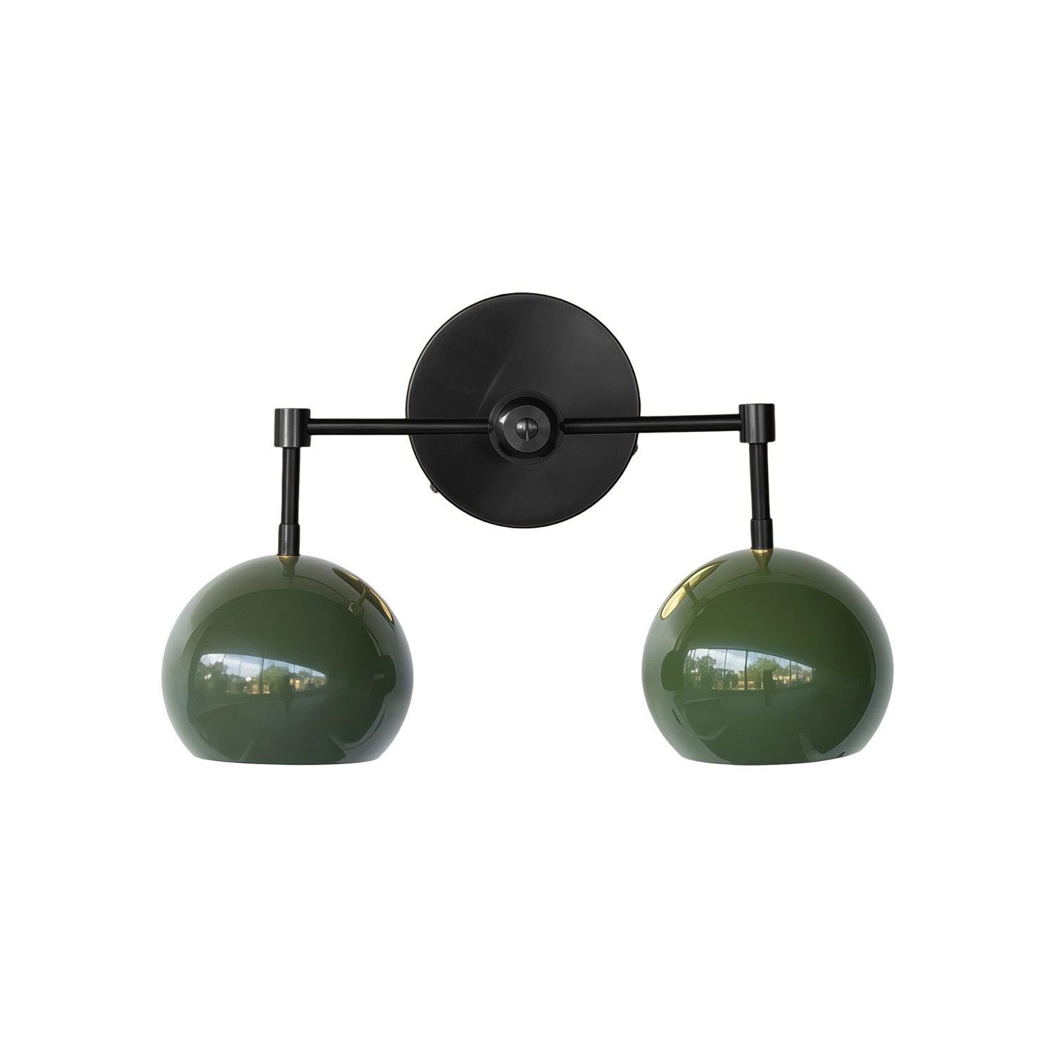 Spring Green Shades Sconce - Double Bubble Pop Vanity Wall Light
